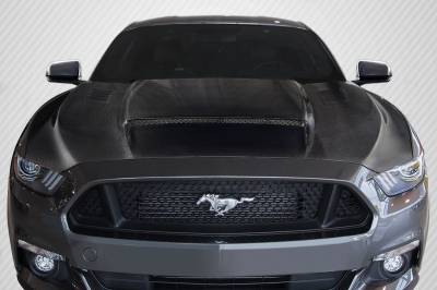 Carbon Creations - Ford Mustang CVX V2 Carbon Fiber Body Kit- Hood 113413