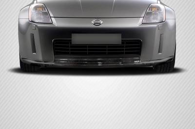Carbon Creations - Fits Nissan 350Z MZ Carbon Fiber Front Bumper Lip Body Kit 113453