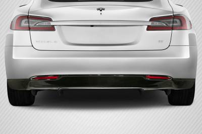Carbon Creations - Tesla Model S Utech Carbon Fiber Creations Rear Bumper Lip Body Kit 113555