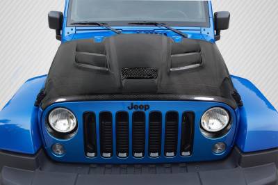 Carbon Creations - Jeep Wrangler Viper Look Carbon Creations Body Kit- Hood 113645