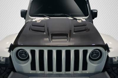 Carbon Creations - Jeep Wrangler Viper Carbon Fiber Creations Body Kit- Hood 115031