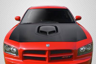 Carbon Creations - Dodge Charger Shaker Carbon Fiber Creations Body Kit- Hood 115178