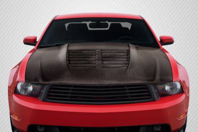 Carbon Creations - Ford Mustang GT500 V2 Carbon Fiber Creations Body Kit- Hood 115196