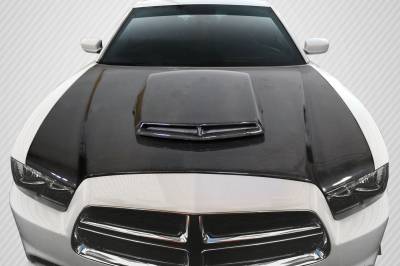 Carbon Creations - Dodge Charger TA Look Carbon Fiber Creations Body Kit- Hood 114095
