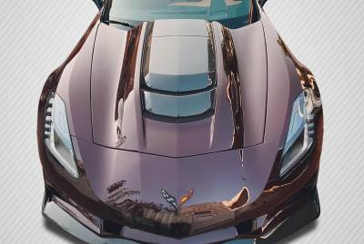 Carbon Creations - Chevrolet Corvette ZR1 Look Carbon Fiber Creations Body Kit- Hood 115300