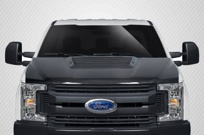 Carbon Creations - Ford Super Duty Raptor Look Carbon Fiber Creations Body Kit- Hood 115302