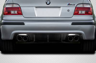 Carbon Creations - BMW M5 S Line Carbon Fiber Creations Rear Bumper Diffuser Body Kit 114209
