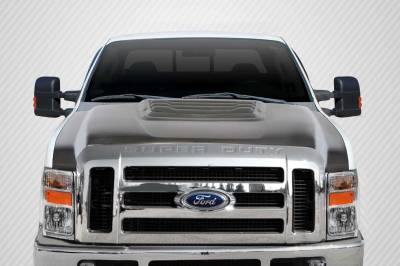 Carbon Creations - Ford Super Duty Raptor Look Carbon Fiber Creations Body Kit- Hood 114261