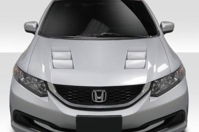 Duraflex - Honda Civic 4DR TS-1 Duraflex Body Kit- Hood 114289
