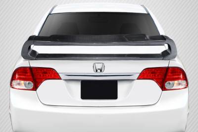Carbon Creations - Honda Civic 4DR Type M Carbon Fiber Creations Body Kit-Wing/Spoiler 115446