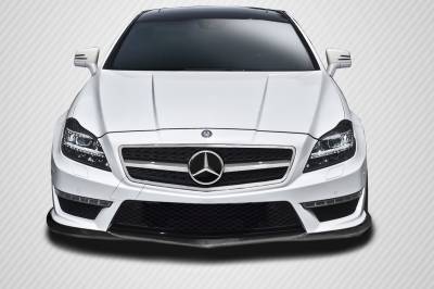 Carbon Creations - Mercedes CLS L-Sport Carbon Fiber Front Bumper Lip Body Kit 115454