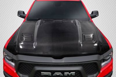 Carbon Creations - Dodge Ram Rebel Mopar Look Carbon Fiber Creations Body Kit- Hood 115480
