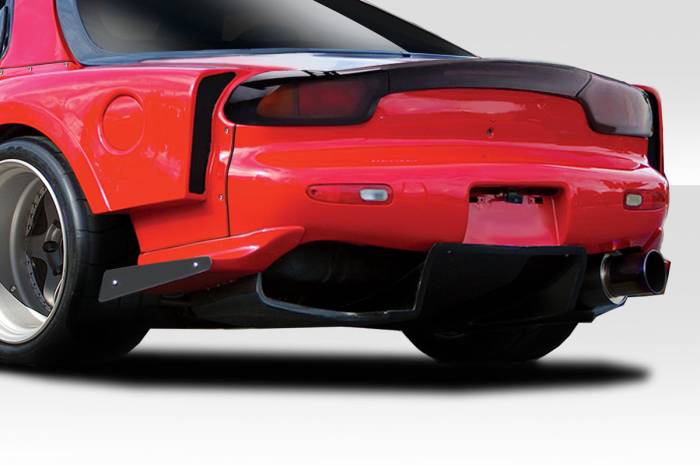 Duraflex - Mazda RX7 Bossen Duraflex Rear Bumper Diffuser Body Kit 114440