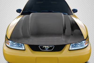 Carbon Creations - Ford Mustang Cowl Carbon Fiber Creations Body Kit- Hood 115529