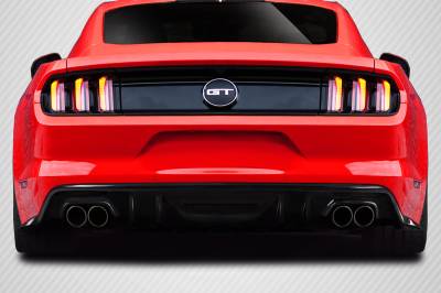 Carbon Creations - Ford Mustang KT Style Carbon Fiber Rear Bumper Diffuser Body Kit 115535
