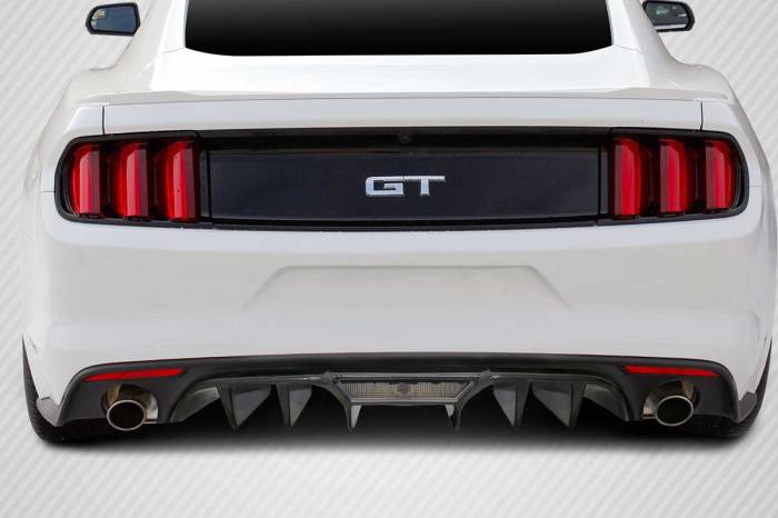 Carbon Creations - Ford Mustang Darkforce Carbon Fiber Rear Bumper Diffuser Body Kit 114522