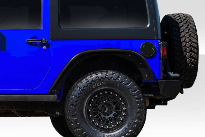 Duraflex - Jeep Wrangler Rugged Duraflex Body Kit- Rear Fenders 115645