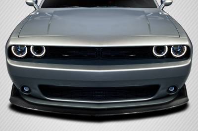 Carbon Creations - Dodge Challenger Xtreme Carbon Fiber Front Bumper Lip Body Kit 115747