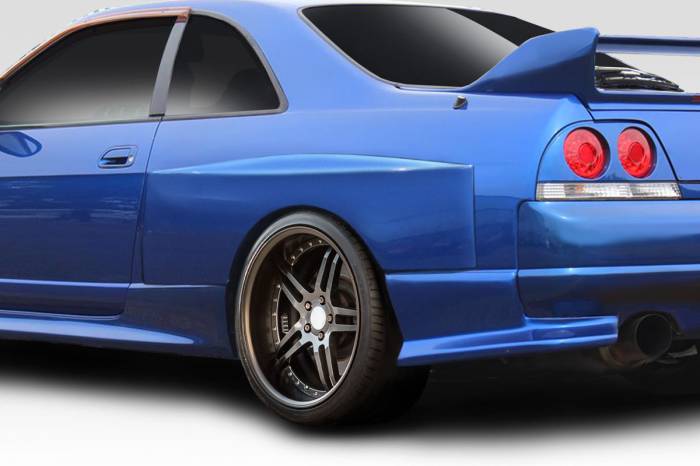 Duraflex - Nissan Skyline 2DR LDE Duraflex Rear Wide Body Fender Flares 114810