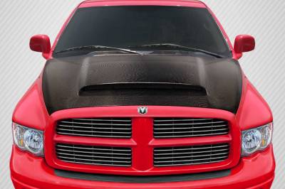 Carbon Creations - Dodge Ram 4DR Demon Look Carbon Fiber Creations Body Kit- Hood 115902
