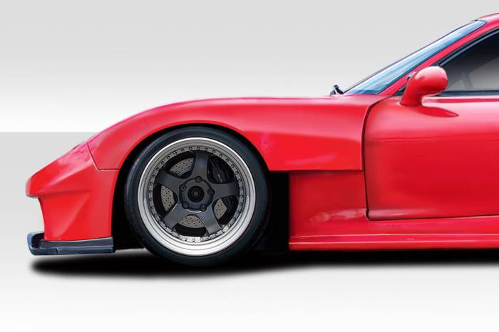 Duraflex - Mazda RX7 RE GT Duraflex Wide Front Fender Flares 114837