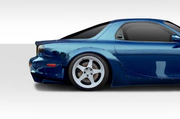 Duraflex - Mazda RX7 TKO Boss Duraflex Rear Wide Body Fender Flares 114862
