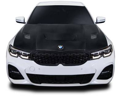 Carbon Creations - BMW 3 Series AF1 Look Carbon Fiber Creations Body Kit- Hood 116020