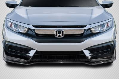Carbon Creations - Honda Civic Type M Carbon Fiber Creations Front Bumper Lip Body Kit 116062