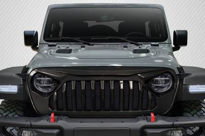 Carbon Creations - Jeep Wrangler Predator Carbon Fiber Creations Grill/Grille 116320