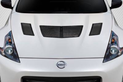 Carbon Creations - Nissan 370Z GT1 Carbon Fiber Creations Hood Vents 116509