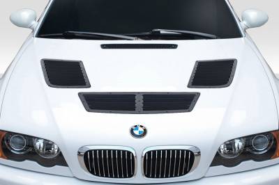 Duraflex - BMW M3 GT1 Duraflex 3pcs Hood Vents 116542