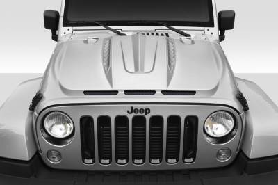 Duraflex - Jeep Wrangler Beast Duraflex Body Kit- Hood 116864