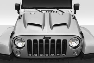 Duraflex - Jeep Wrangler Rage Duraflex Body Kit- Hood 116895