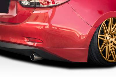Duraflex - Mazda Mazda 6 DL Look Duraflex Rear Lip Add Ons Body Kit 117226