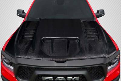 Carbon Creations - Dodge Ram TRX Look Carbon Fiber Creations Body Kit- Hood 117577