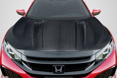 Carbon Creations - Honda Civic Broman Carbon Fiber Body Kit- Hood 117593