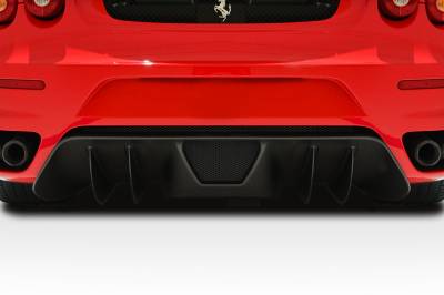 Aero Function - Ferrari F430 AF-1 Aero Function Rear Bumper Diffuser Fins Body Kit 117843