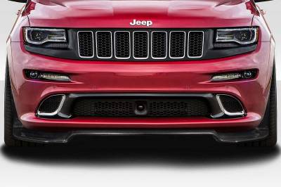 Carbon Creations - Jeep Grand Cherokee M Force Carbon Fiber Front Bumper Lip Body Kit 117013