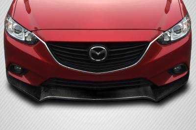 Carbon Creations - Mazda Mazda 6 Lazer Carbon Fiber Front Bumper Lip Body Kit 117224