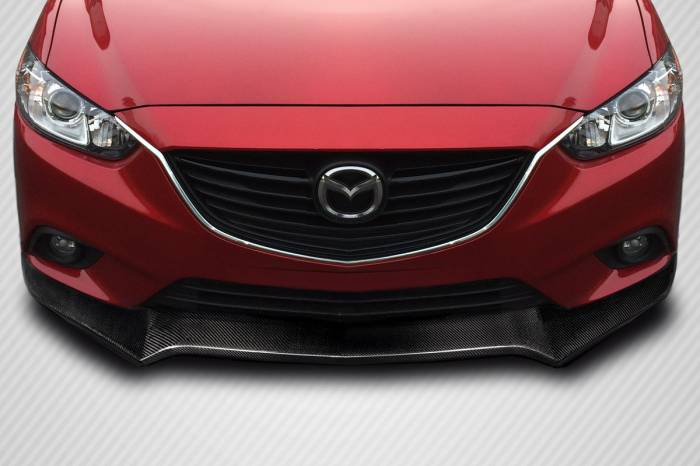 Carbon Creations - Mazda Mazda 6 Lazer Carbon Fiber Front Bumper Lip Body Kit 117224