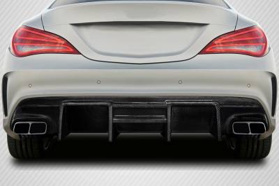 Carbon Creations - Mercedes CLA Zex Carbon Fiber Rear Bumper Diffuser Body Kit 117760