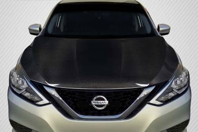 Carbon Creations - Nissan Sentra OEM Look Carbon Fiber Creations Body Kit- Hood 118156