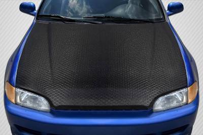 Carbon Creations - Honda Civic HB OEM Look Carbon Fiber Creations Body Kit- Hood 119198