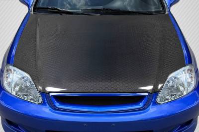 Carbon Creations - Honda Civic OEM Look Carbon Fiber Creations Body Kit- Hood 119199