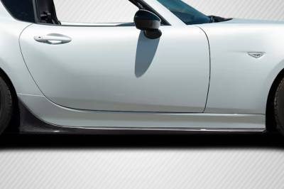 Carbon Creations - Mazda Miata Levan Carbon Fiber Side Skirts Body Kit 119029