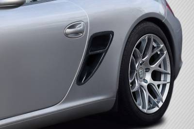 Carbon Creations - Porsche Cayman Turbo Look Carbon Fiber Side Air Vent Ducts 119068