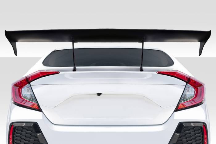 Duraflex - Honda Civic 4DR Broman Duraflex Body Kit- 5 pcs Wing/Spoiler 117594