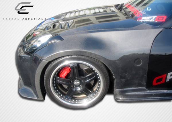 Nissan 350Z Carbon Creations OEM Fenders - 2 Piece - 102858