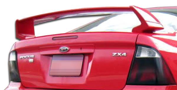 Duraflex - Ford Focus 4DR Duraflex SE Wing Trunk Lid Spoiler - 1 Piece - 105680