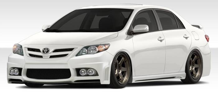 Duraflex - Toyota Corolla Duraflex W-1 Body Kit - 4 Piece - 108401